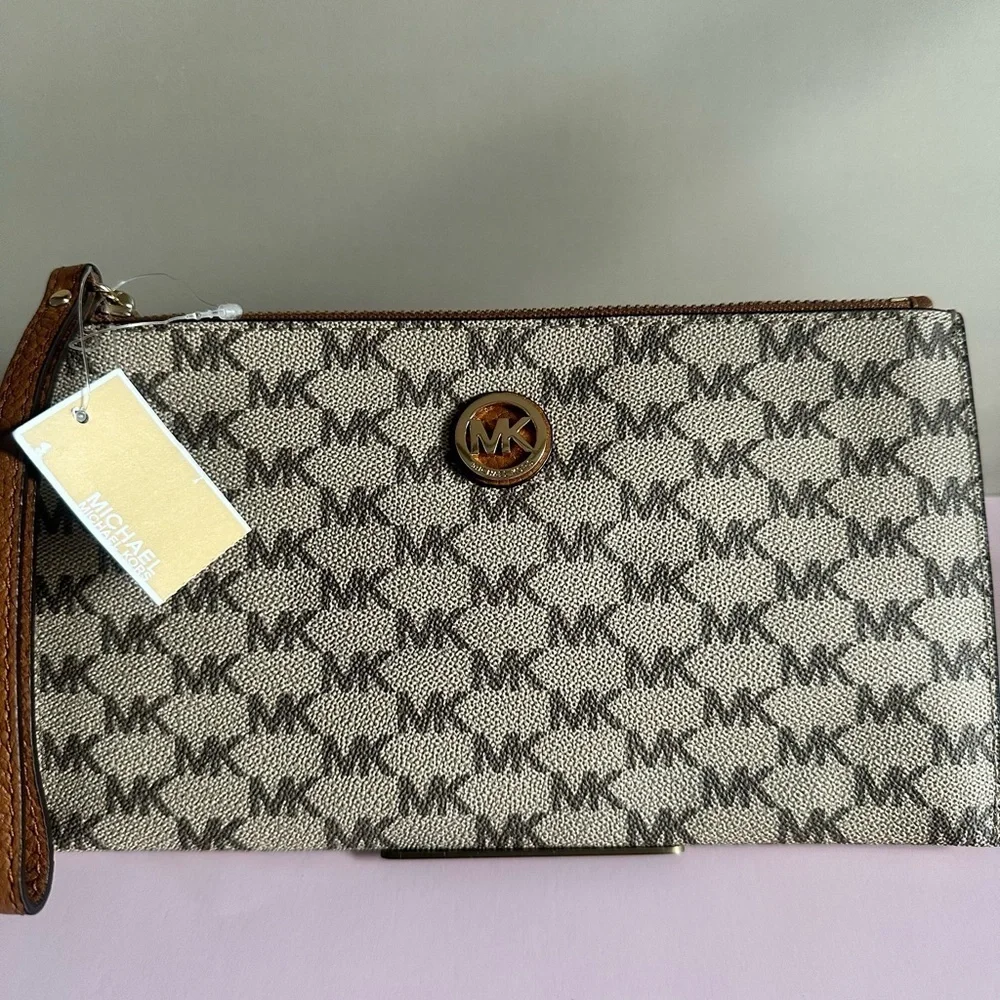 Michael Kors Monogrammed Wristlet - Picture 3 of 8